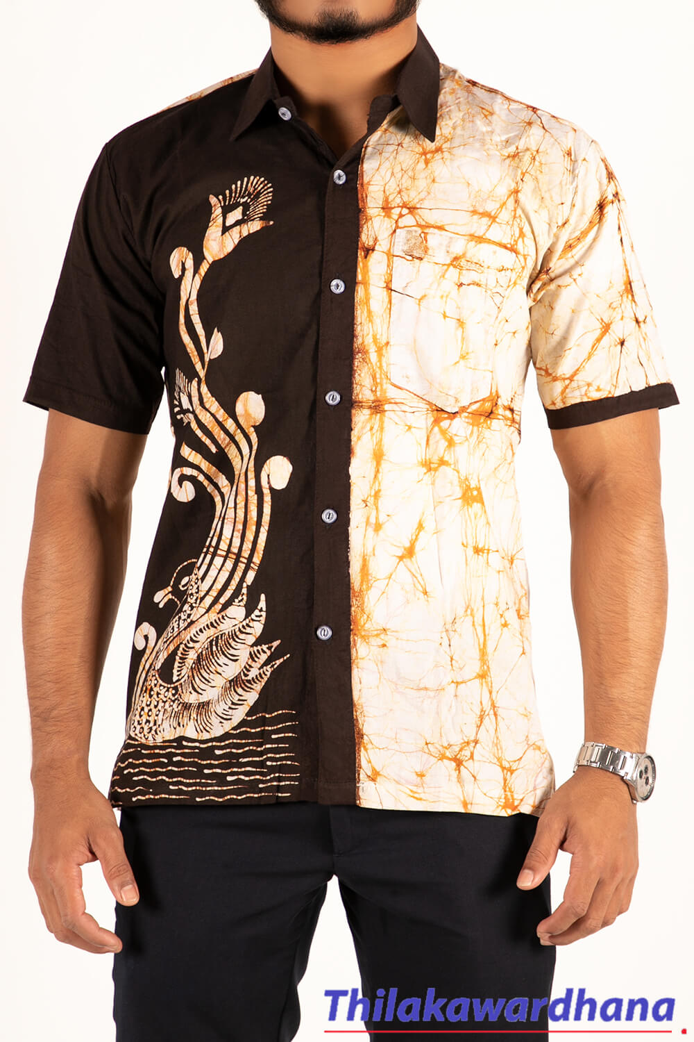 Printed Batik Shirt - Thilakawardhana