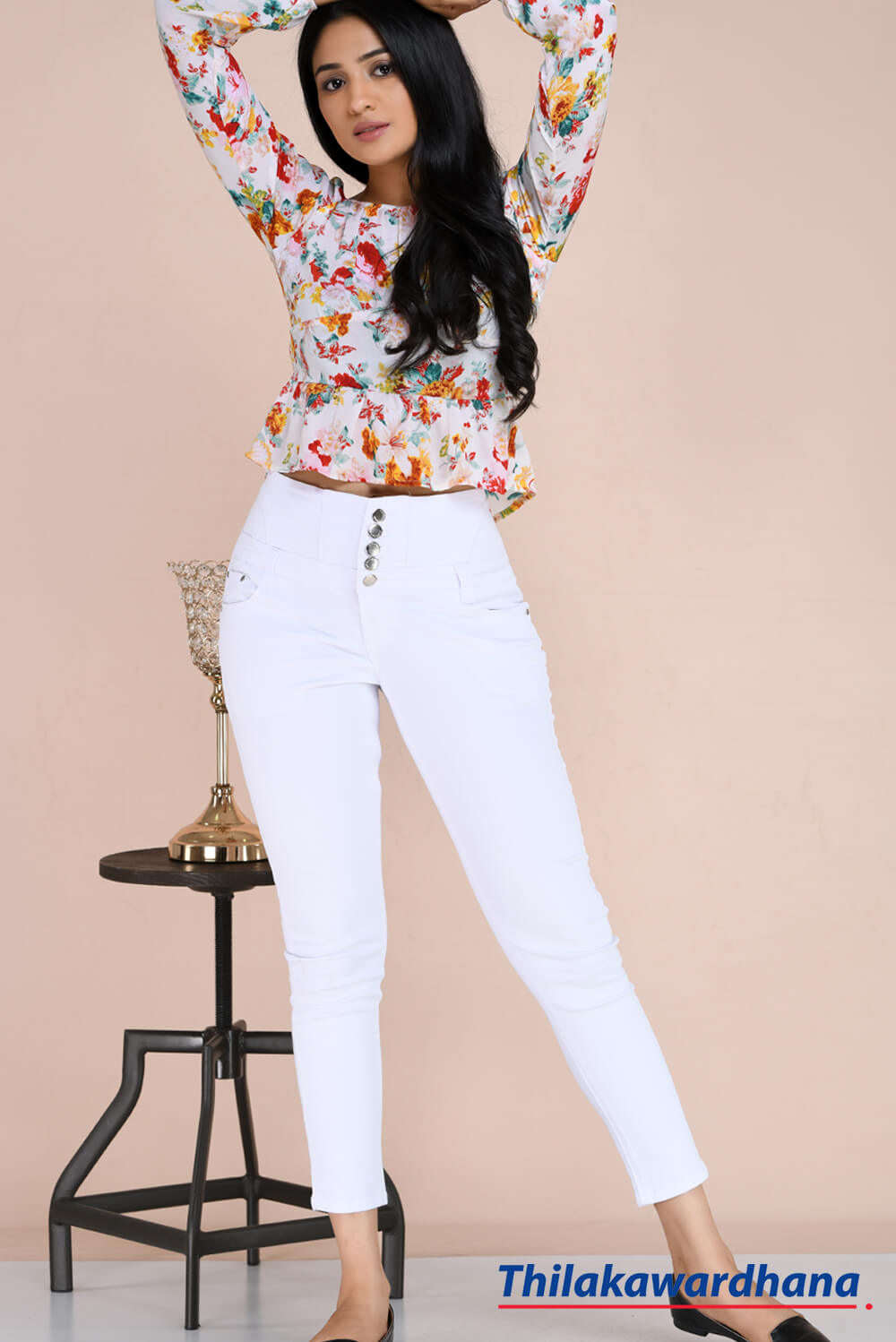 Buy FORGIVE Women's White Jeans | Skinny Fit Clean Look Jeans | Mid Rise  Stretchable Slim Fit Casual Jeans at Amazon.in