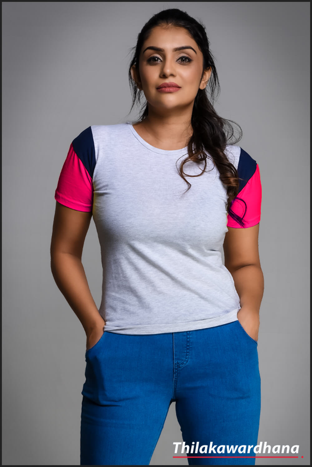 Color Block Women’s T Shirt - Thilakawardhana