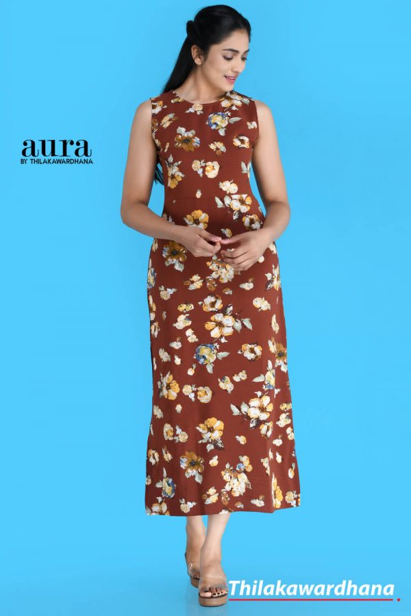 TW10595-Sleeveless-Printed-Dress-Thilakawardhana-Sri-Lanka