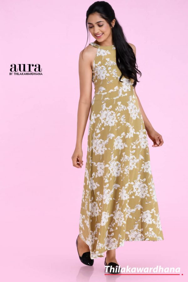 TW10600-High-Neck-Printed-Dress-Thilakawardhana-Sri-Lanka