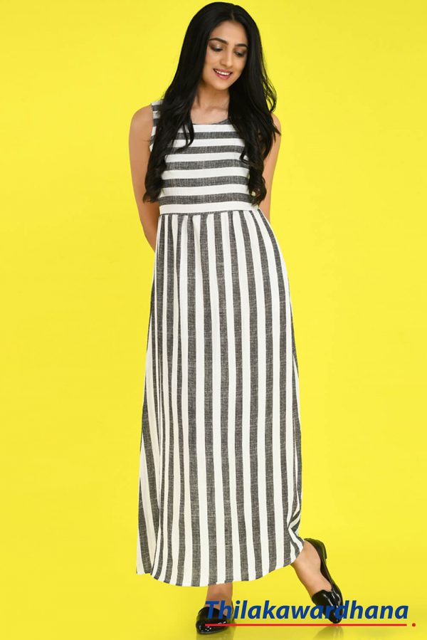 TW10606-Striped-Maxi-Dress-Thilakawardhana-Sri-Lanka