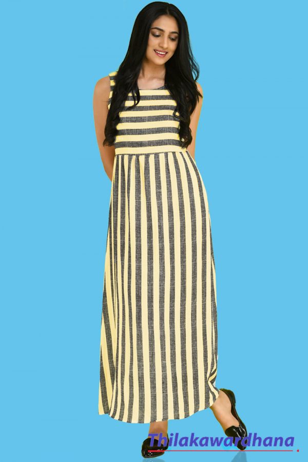 TW10607-Striped-Maxi-Dress-Thilakawardhana-Sri-Lanka
