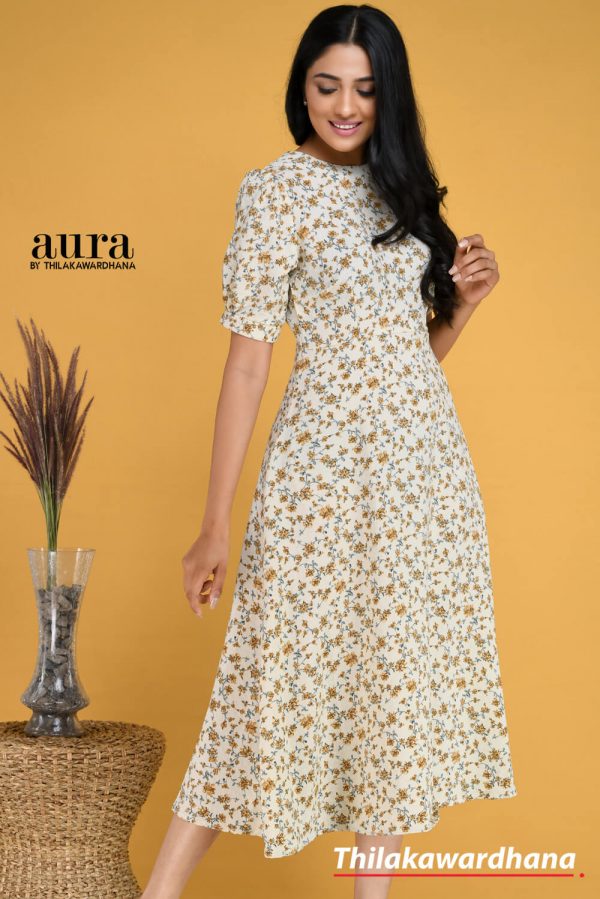 TW10619-Round-Neck-Printed-Midi-Dress-Thilakawardhana-Sri-Lanka