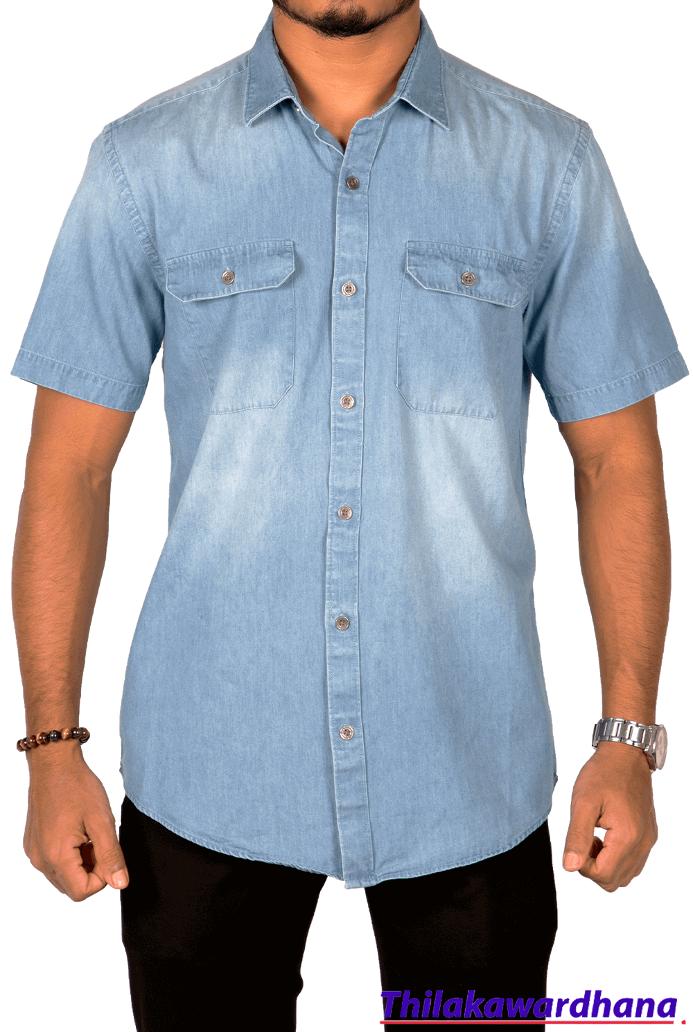 Men’s Chambray Shirt – Thilakawardhana