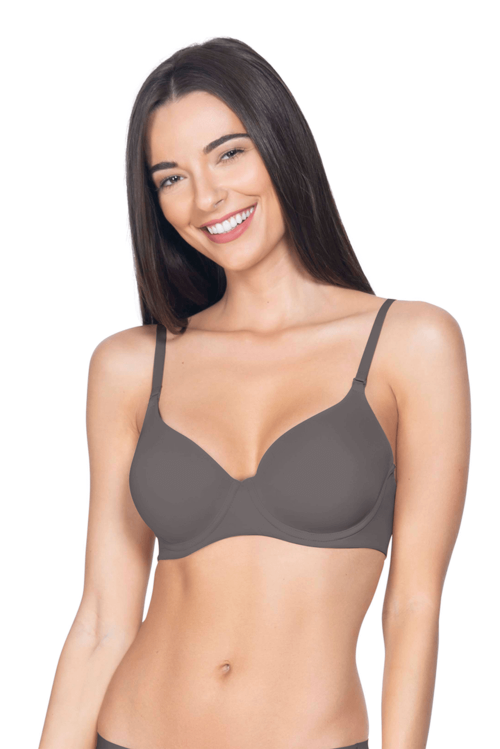 Amante Everyday Smooth Wired Bra - Grey