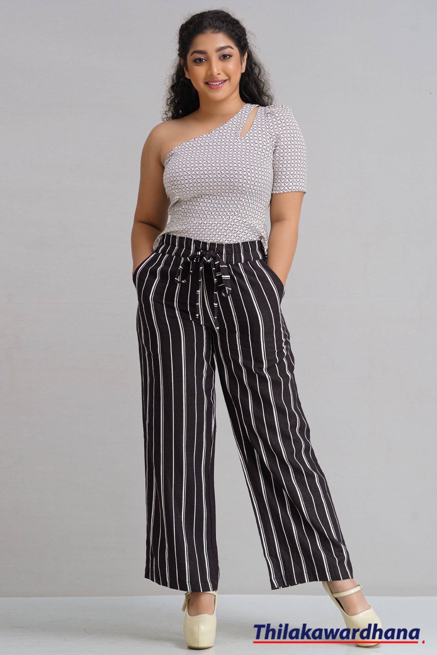 Striped Linen Pant – Thilakawardhana