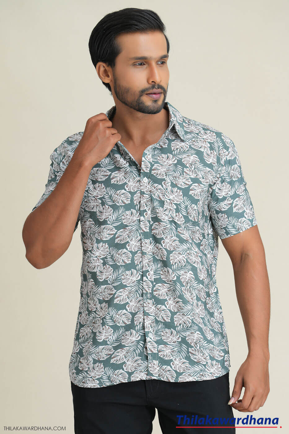 Short Sleeve Printed Shirt – Thilakawardhana