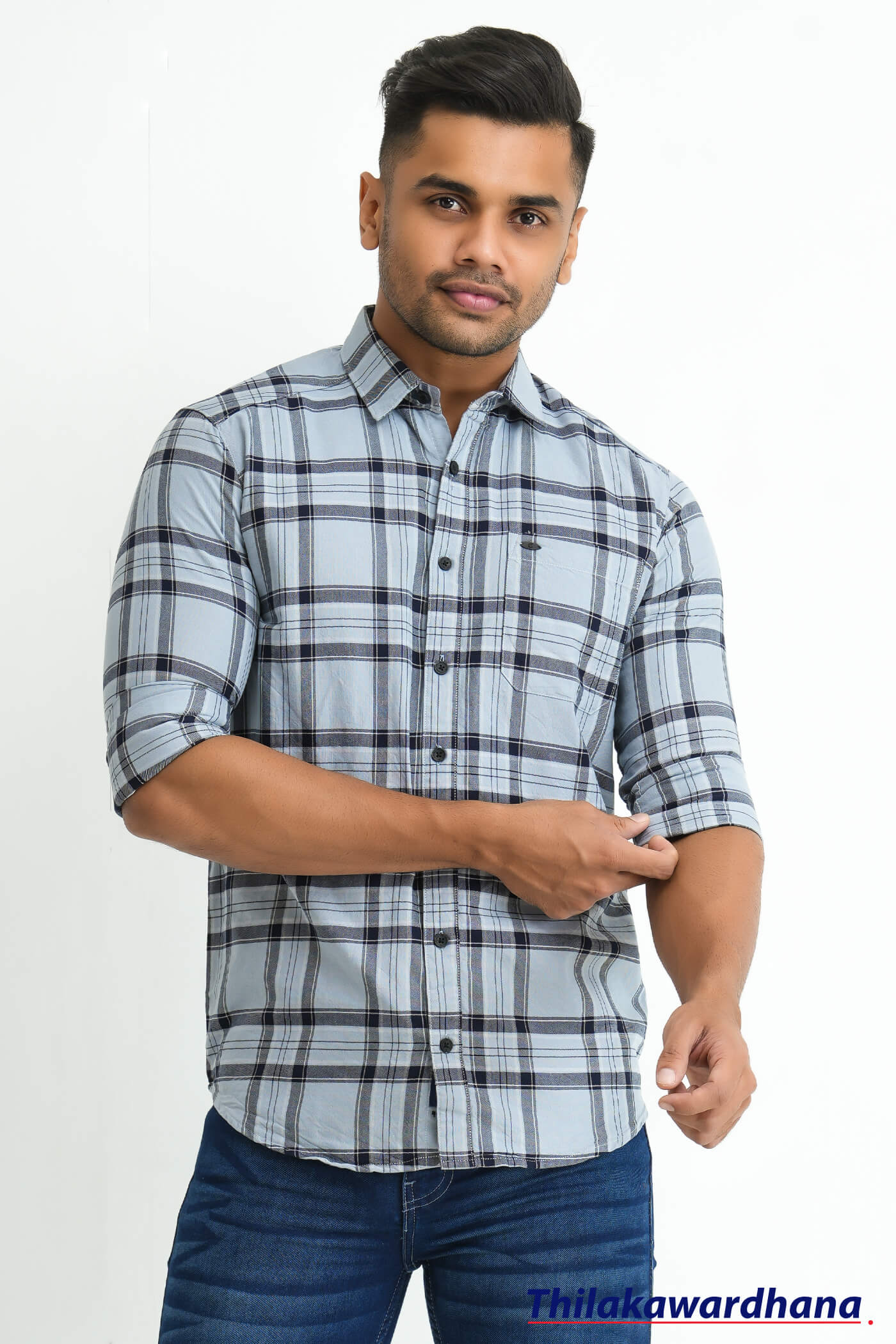 Long Sleeve Plaid Shirt – Thilakawardhana