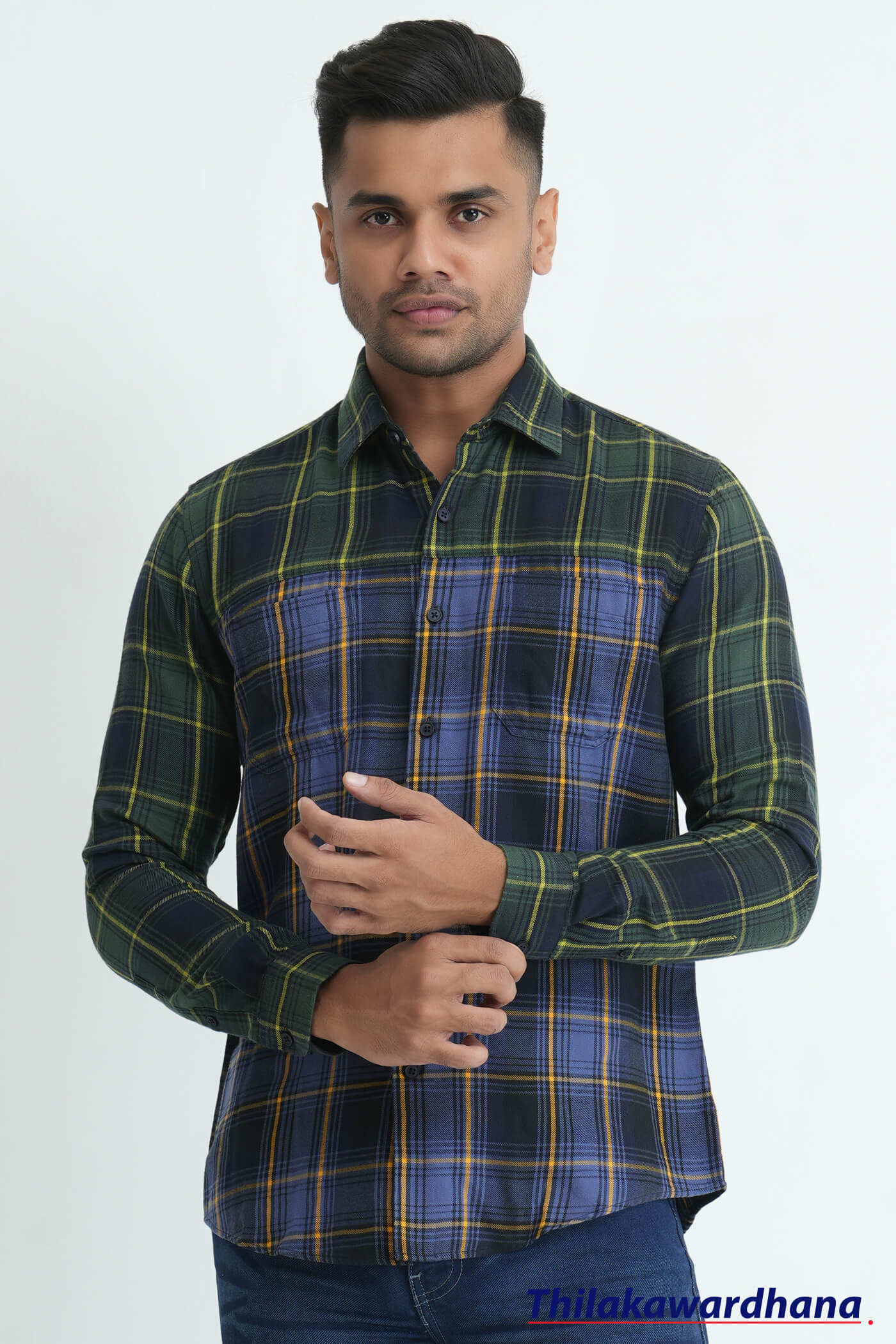 iQ2 Long Sleeve Plaid Shirt – Thilakawardhana