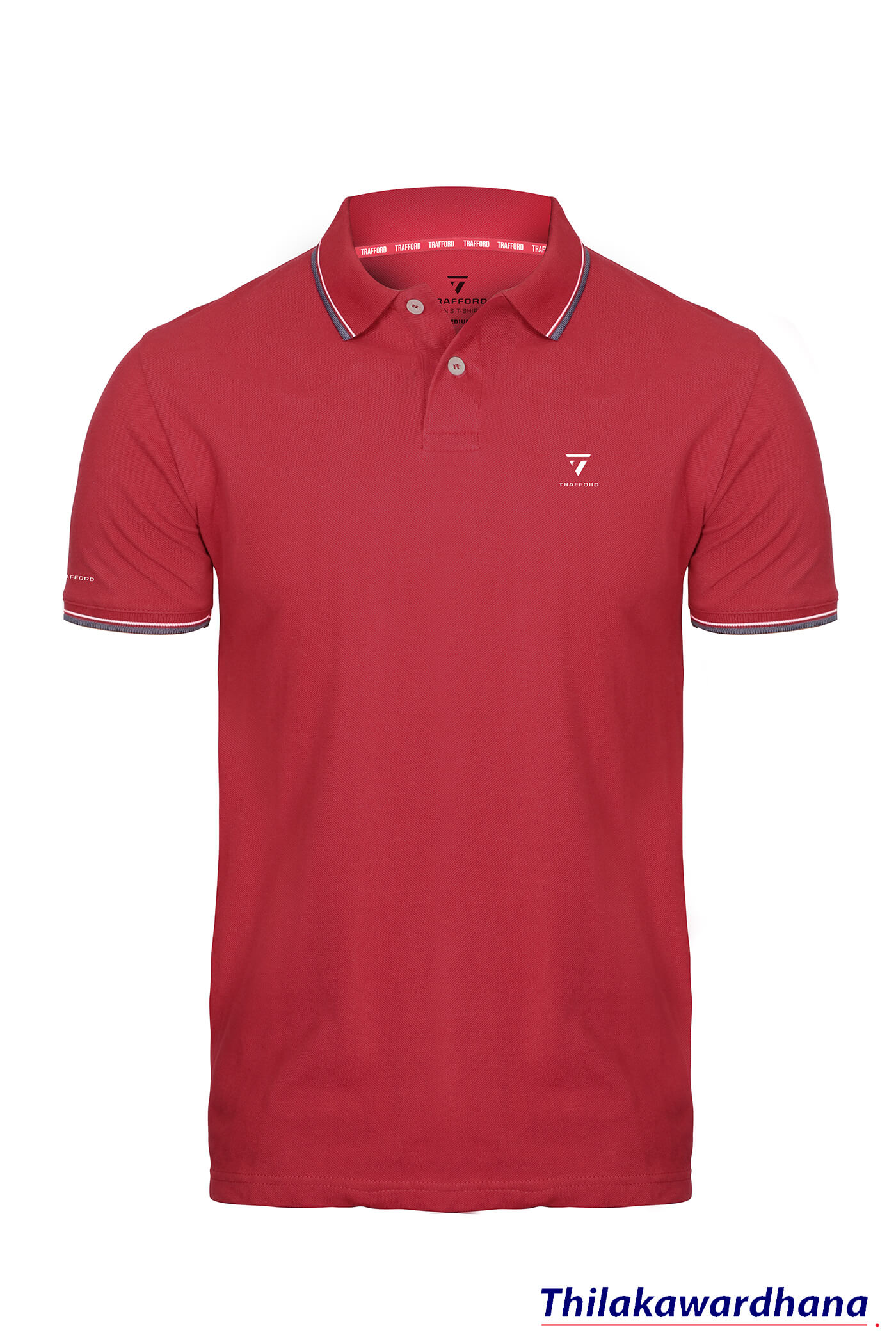 Trafford Contrast Detailed Polo T Shirt – Thilakawardhana