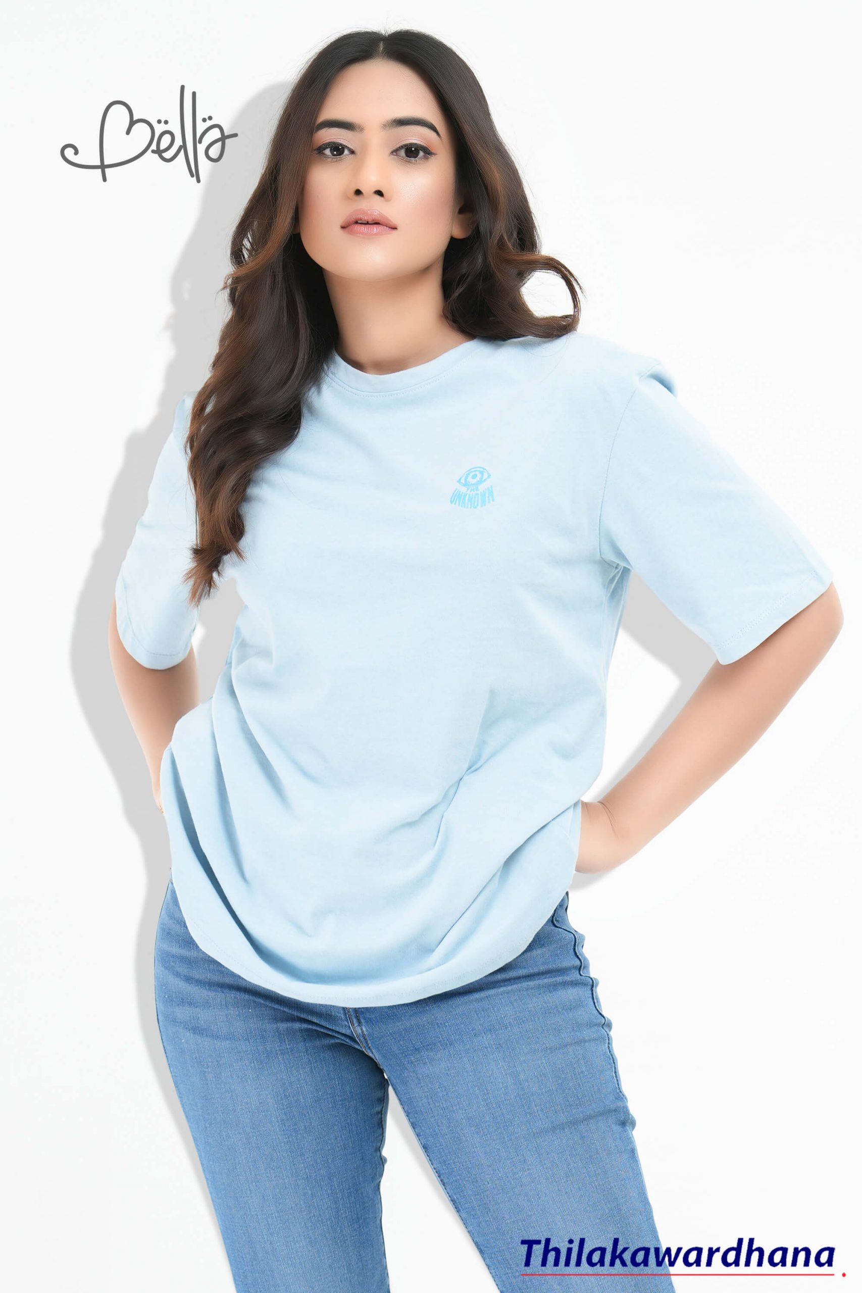 Bella Oversized Printed T Shirt – Thilakawardhana