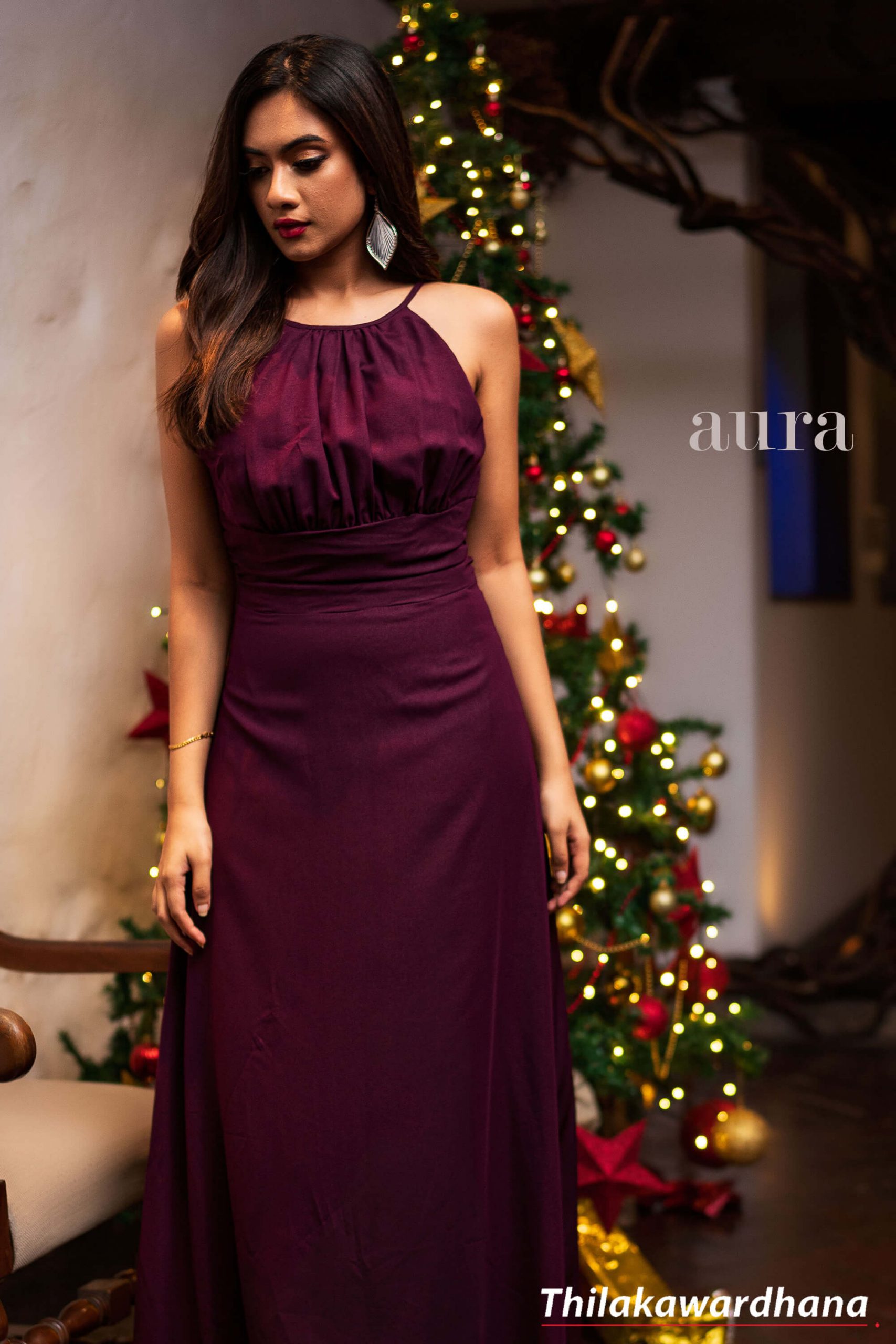 Aura Strappy Maxi Dress